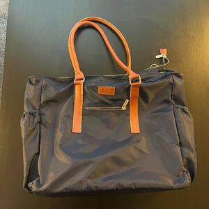 Navy Teacher Tote Bag